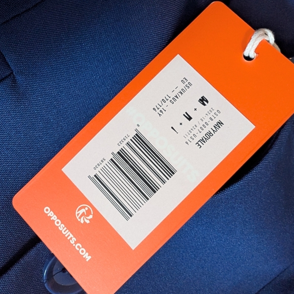 OppoSuits Navy Blue Boys' Suit - Picture 7 of 11